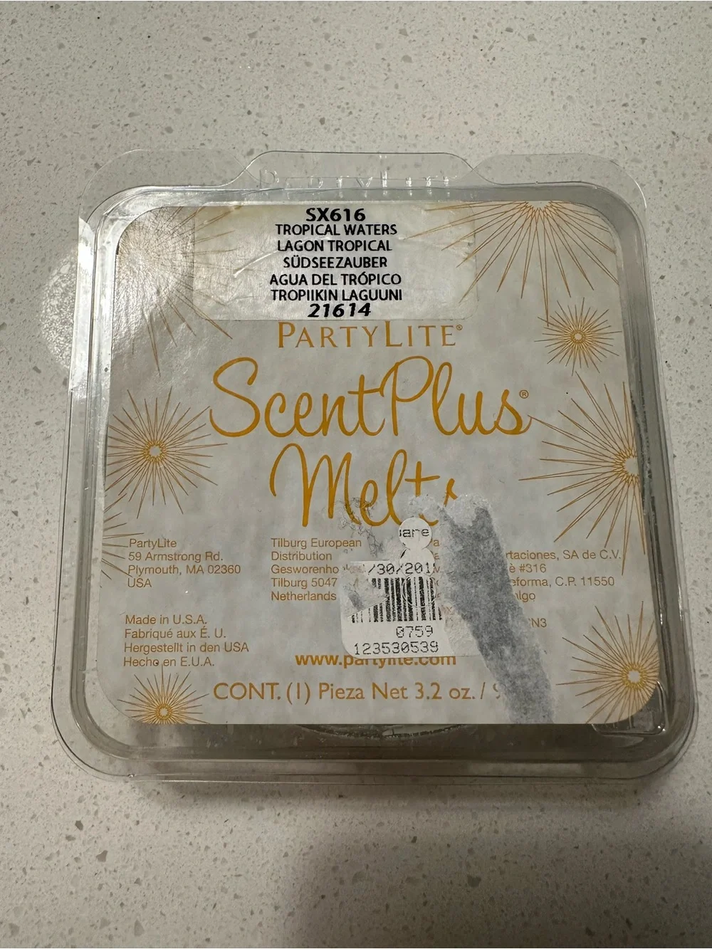 PartyLite ScentPlus Melt - Tropical Waters